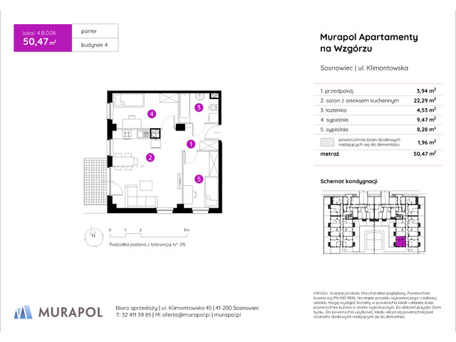 Mieszkanie w inwestycji Murapol Apartamenty Na Wzgórzu, symbol 4.B.0.06 » nportal.pl