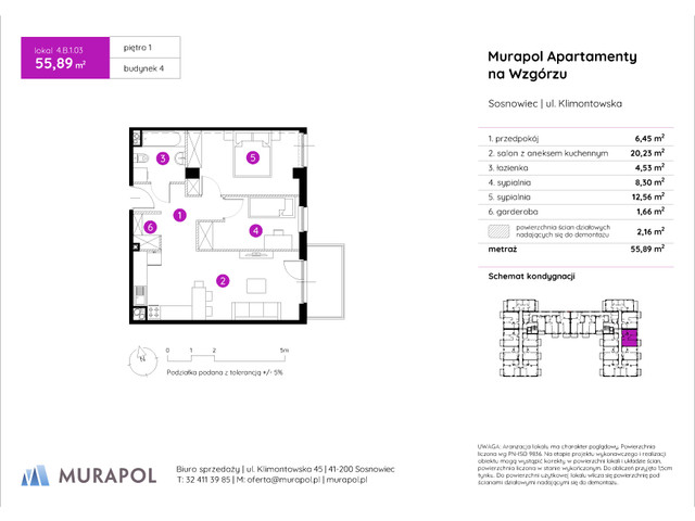 Mieszkanie w inwestycji Murapol Apartamenty Na Wzgórzu, symbol 4.B.1.03 » nportal.pl