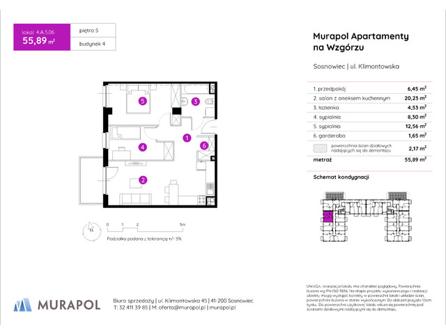 Mieszkanie w inwestycji Murapol Apartamenty Na Wzgórzu, symbol 4.A.5.06 » nportal.pl