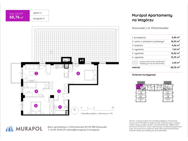 Mieszkanie w inwestycji Murapol Apartamenty Na Wzgórzu, symbol 4.A.5.07 » nportal.pl