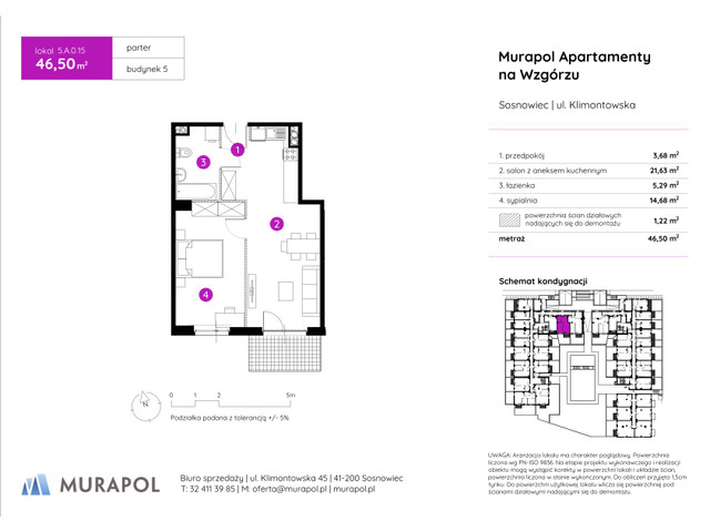 Mieszkanie w inwestycji Murapol Apartamenty Na Wzgórzu, symbol 5.A.0.15 » nportal.pl
