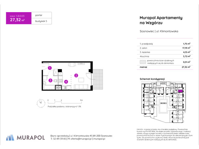 Mieszkanie w inwestycji Murapol Apartamenty Na Wzgórzu, symbol 5.B.0.03 » nportal.pl