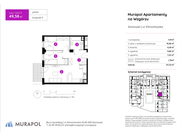 Mieszkanie w inwestycji Murapol Apartamenty Na Wzgórzu, symbol 5.B.0.15 » nportal.pl