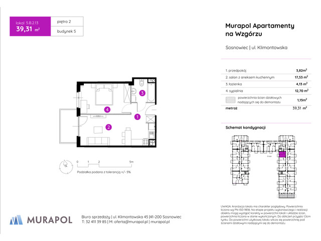 Mieszkanie w inwestycji Murapol Apartamenty Na Wzgórzu, symbol 5.B.2.13 » nportal.pl