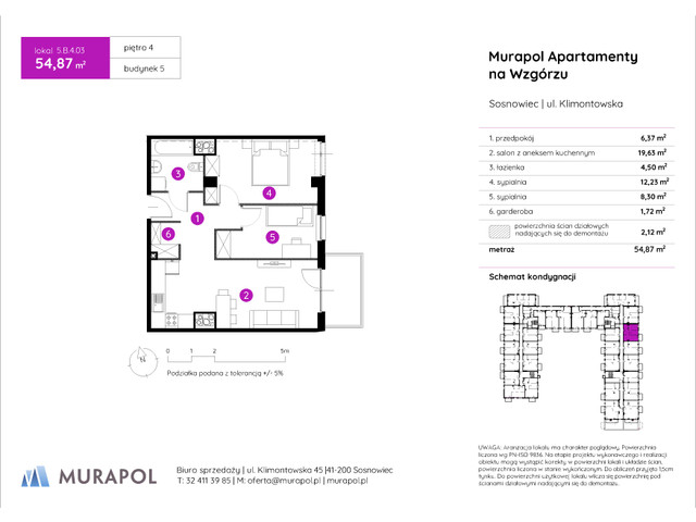 Mieszkanie w inwestycji Murapol Apartamenty Na Wzgórzu, symbol 5.B.4.03 » nportal.pl