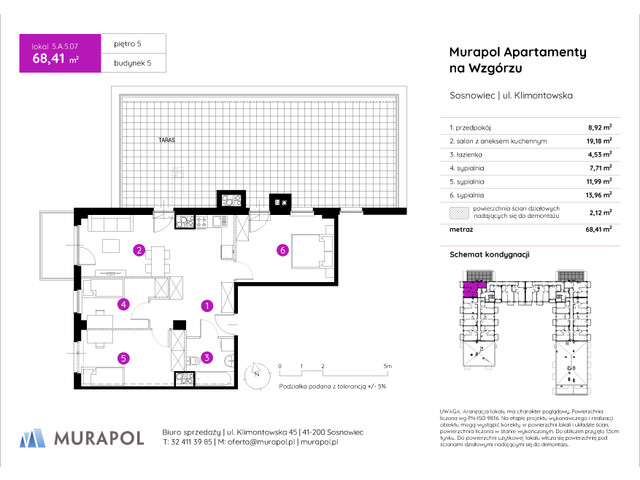 Mieszkanie w inwestycji Murapol Apartamenty Na Wzgórzu, symbol 5.A.5.07 » nportal.pl