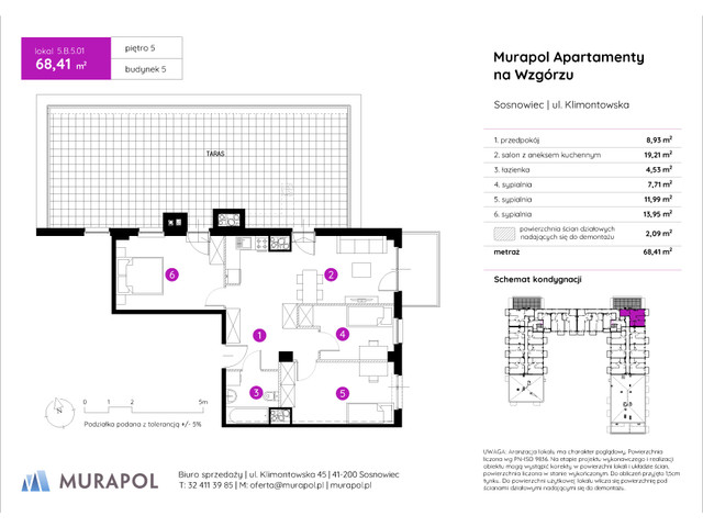 Mieszkanie w inwestycji Murapol Apartamenty Na Wzgórzu, symbol 5.B.5.01 » nportal.pl