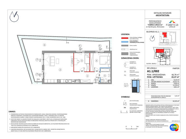 Mieszkanie w inwestycji Fabrica Ursus, symbol A1.1/002 » nportal.pl