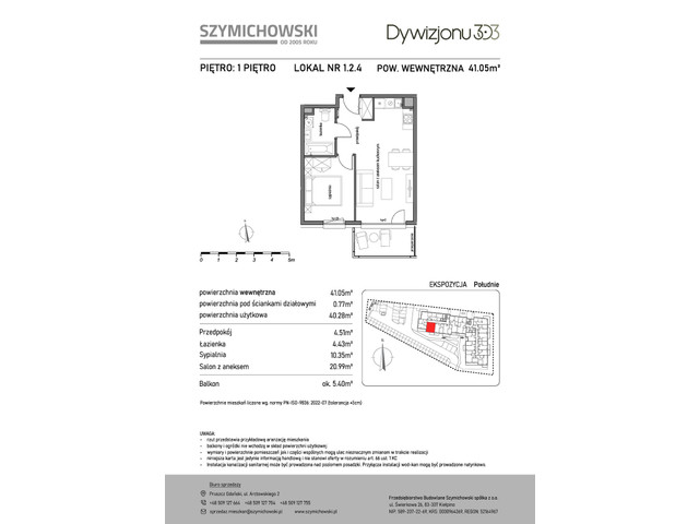 Mieszkanie w inwestycji Dywizjonu 303, symbol 1.2.4. » nportal.pl