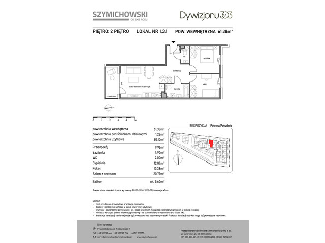 Mieszkanie w inwestycji Dywizjonu 303, symbol 1.3.1. » nportal.pl