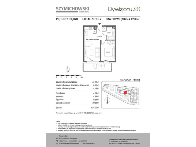 Mieszkanie w inwestycji Dywizjonu 303, symbol 1.3.2. » nportal.pl