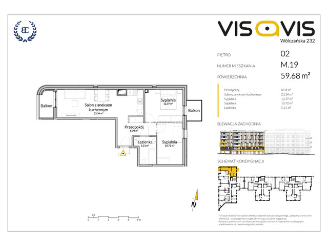 Mieszkanie w inwestycji VISAVIS, symbol 02.M.19 » nportal.pl