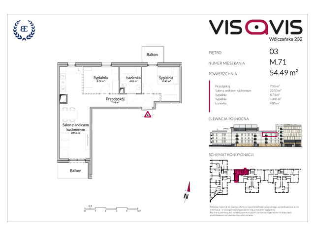Mieszkanie w inwestycji VISAVIS, symbol 03.M.71 » nportal.pl