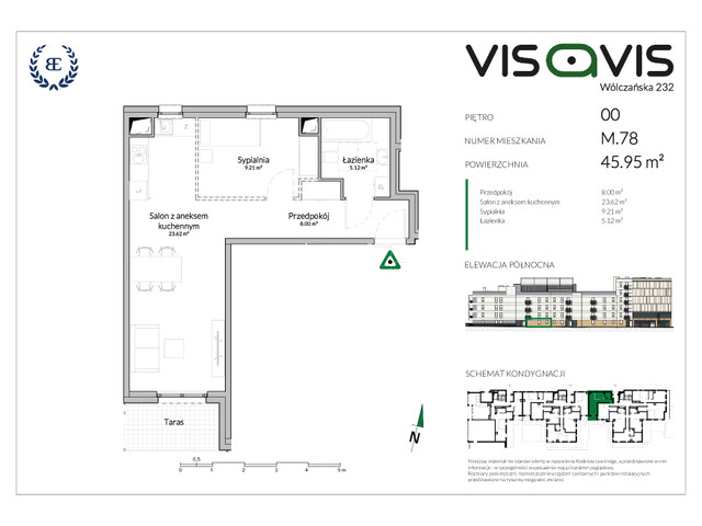 Mieszkanie w inwestycji VISAVIS, symbol 00.M.78 » nportal.pl