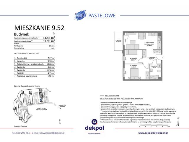 Mieszkanie w inwestycji Osiedle Pastelowe etap III, symbol 9.52 » nportal.pl