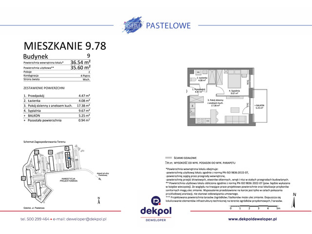 Mieszkanie w inwestycji Osiedle Pastelowe etap III, symbol 9.78 » nportal.pl