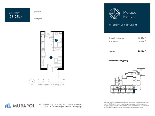 Mieszkanie w inwestycji Murapol Motivo, symbol 1.B.5.05 » nportal.pl