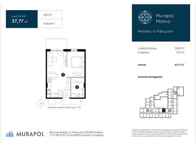 Mieszkanie w inwestycji Murapol Motivo, symbol 1.B.5.10 » nportal.pl