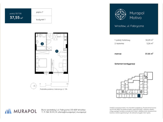Mieszkanie w inwestycji Murapol Motivo, symbol 1.B.7.06 » nportal.pl