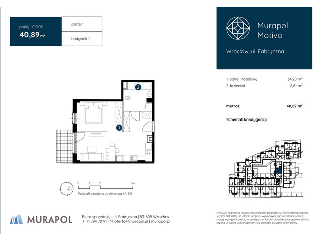 Mieszkanie w inwestycji Murapol Motivo, symbol 1.C.0.03 » nportal.pl