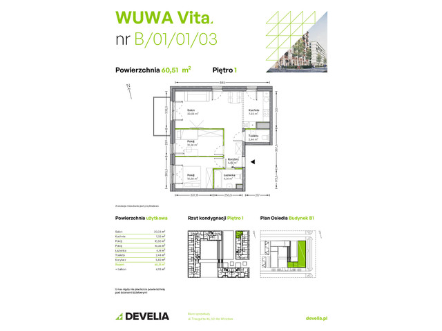 Mieszkanie w inwestycji WUWA Vita, symbol B.01.01.03 » nportal.pl