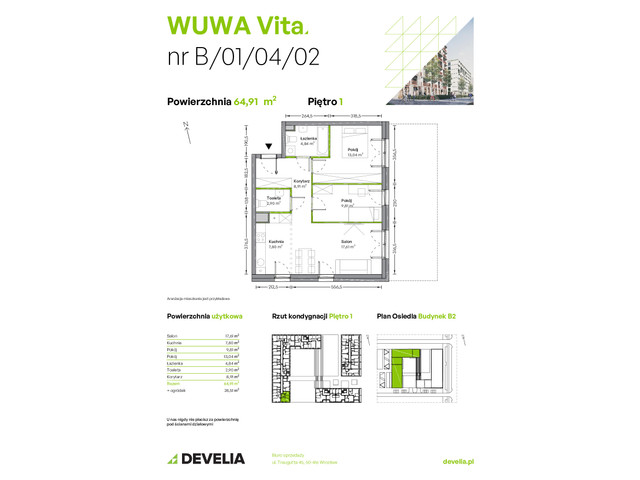 Mieszkanie w inwestycji WUWA Vita, symbol B.01.04.02 » nportal.pl
