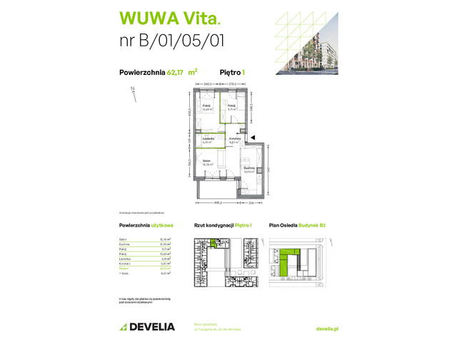 Mieszkanie w inwestycji WUWA Vita, symbol B.01.05.01 » nportal.pl