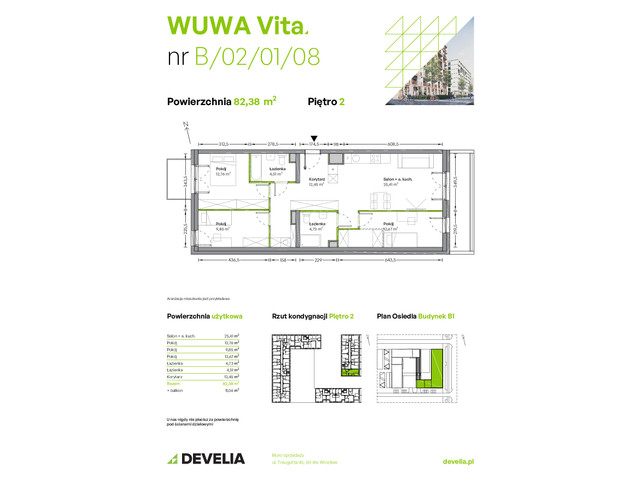 Mieszkanie w inwestycji WUWA Vita, symbol B.02.01.08 » nportal.pl