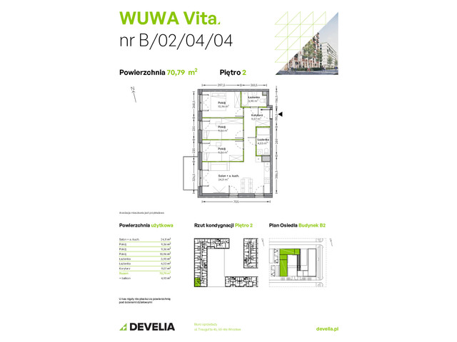 Mieszkanie w inwestycji WUWA Vita, symbol B.02.04.04 » nportal.pl