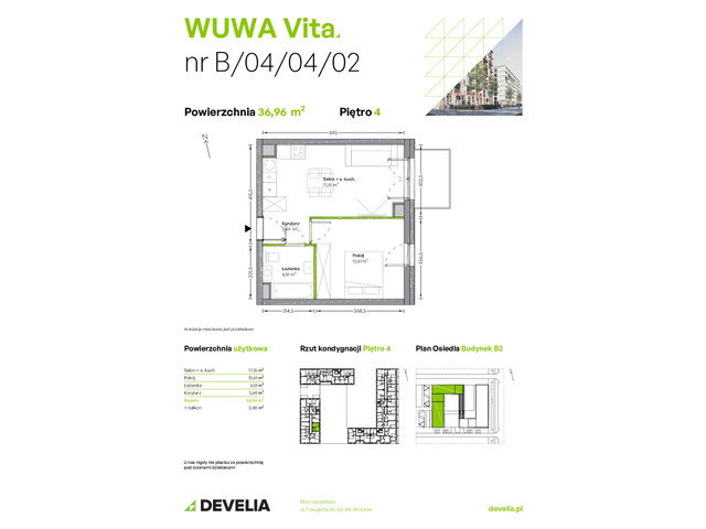 Mieszkanie w inwestycji WUWA Vita, symbol B.04.04.02 » nportal.pl