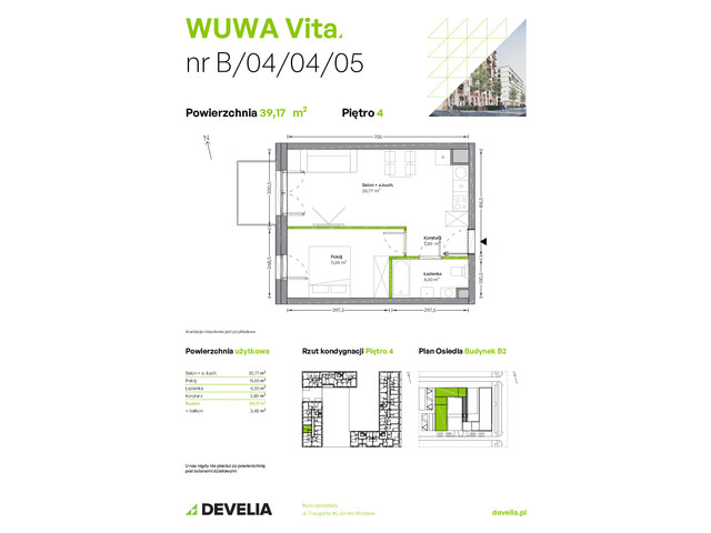 Mieszkanie w inwestycji WUWA Vita, symbol B.04.04.05 » nportal.pl