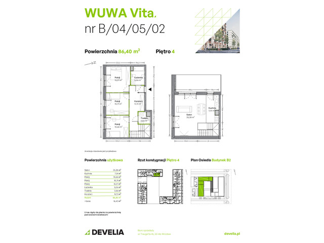 Mieszkanie w inwestycji WUWA Vita, symbol B.04.05.02 » nportal.pl