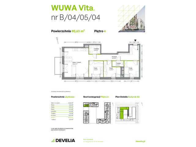 Mieszkanie w inwestycji WUWA Vita, symbol B.04.05.04 » nportal.pl