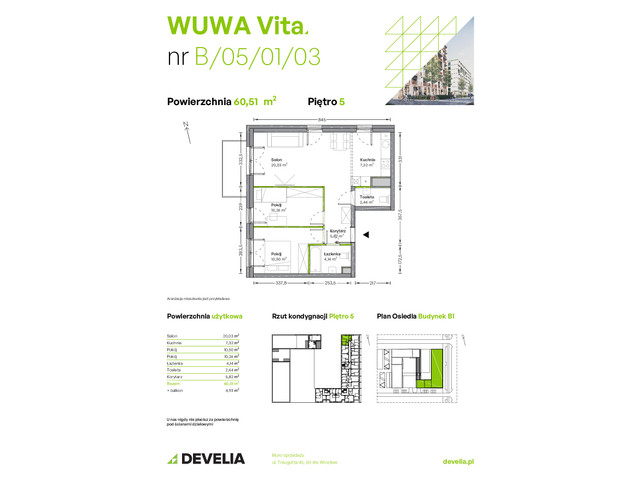 Mieszkanie w inwestycji WUWA Vita, symbol B.05.01.03 » nportal.pl