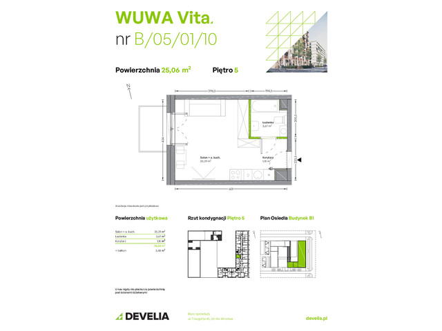 Mieszkanie w inwestycji WUWA Vita, symbol B.05.01.10 » nportal.pl