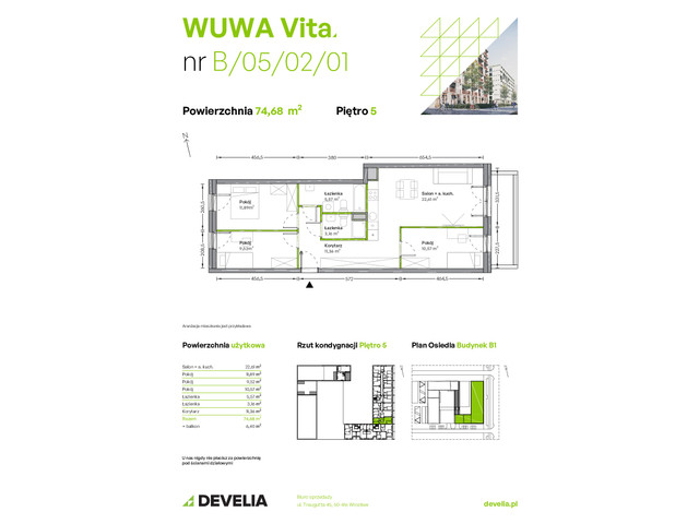 Mieszkanie w inwestycji WUWA Vita, symbol B.05.02.01 » nportal.pl