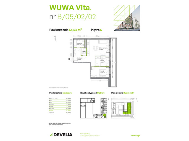 Mieszkanie w inwestycji WUWA Vita, symbol B.05.02.02 » nportal.pl