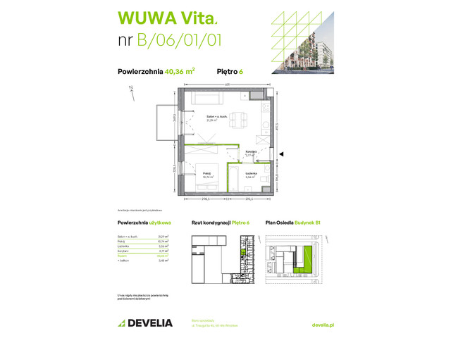 Mieszkanie w inwestycji WUWA Vita, symbol B.06.01.01 » nportal.pl