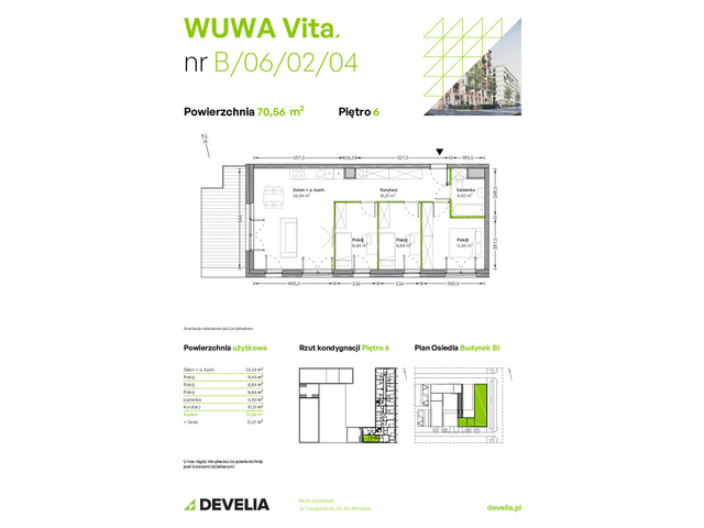 Mieszkanie w inwestycji WUWA Vita, symbol B.06.02.04 » nportal.pl