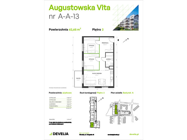 Mieszkanie w inwestycji Augustowska Vita, symbol A/A/13 » nportal.pl