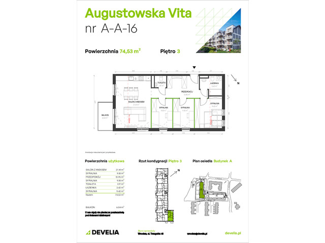 Mieszkanie w inwestycji Augustowska Vita, symbol A/A/16 » nportal.pl