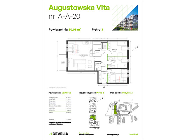 Mieszkanie w inwestycji Augustowska Vita, symbol A/A/20 » nportal.pl