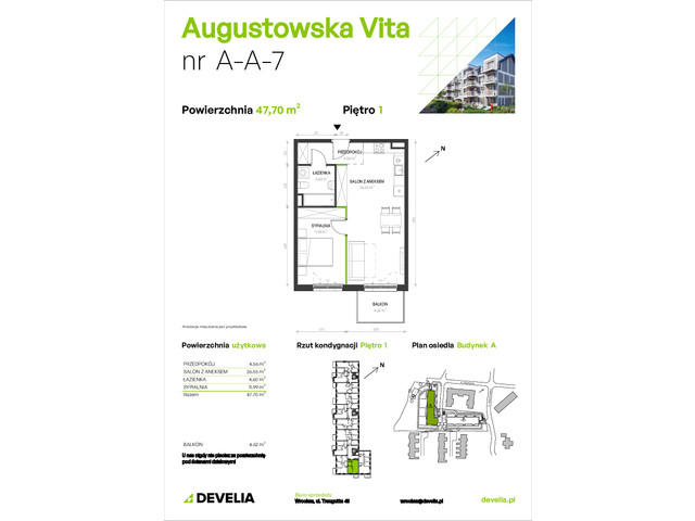 Mieszkanie w inwestycji Augustowska Vita, symbol A/A/7 » nportal.pl