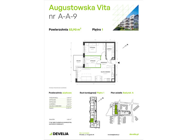 Mieszkanie w inwestycji Augustowska Vita, symbol A/A/9 » nportal.pl