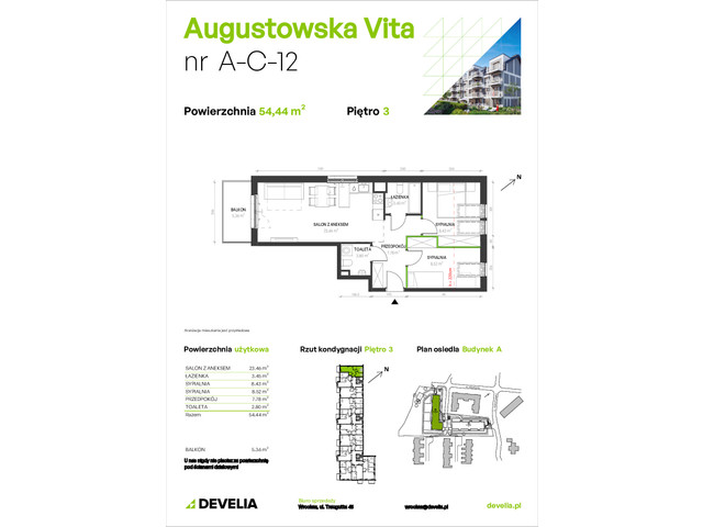 Mieszkanie w inwestycji Augustowska Vita, symbol A/C/12 » nportal.pl