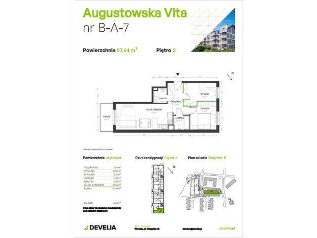 Mieszkanie w inwestycji Augustowska Vita, symbol B/A/7 » nportal.pl