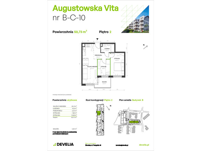Mieszkanie w inwestycji Augustowska Vita, symbol B/C/10 » nportal.pl