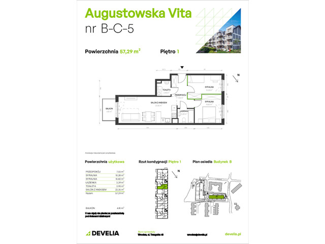 Mieszkanie w inwestycji Augustowska Vita, symbol B/C/5 » nportal.pl