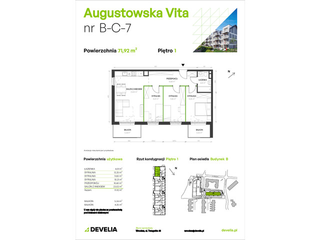 Mieszkanie w inwestycji Augustowska Vita, symbol B/C/7 » nportal.pl