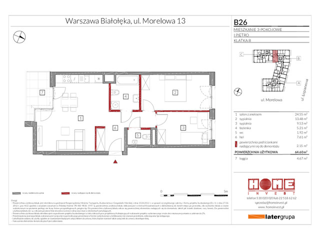 Mieszkanie w inwestycji Przystań Żerań, symbol B24 » nportal.pl